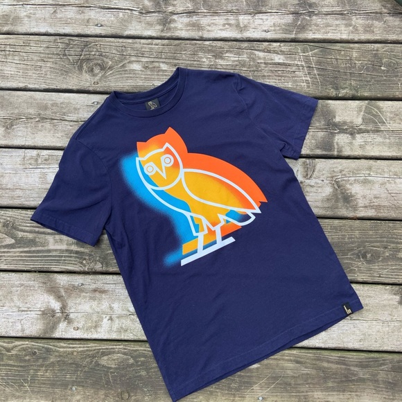 OVO Other - OVO 🦉✨ NAVY STENCIL LOGO T SHIRT